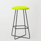 Bright Chartreuse Yellow Solid Color Stool Gallery Image 1