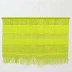 Bright Chartreuse Yellow Solid Color Wall Hanging Gallery Image 1