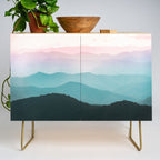 Smoky Mountain National Park Sunset Layers III - Nature Photography Credenza Gallery Image 1