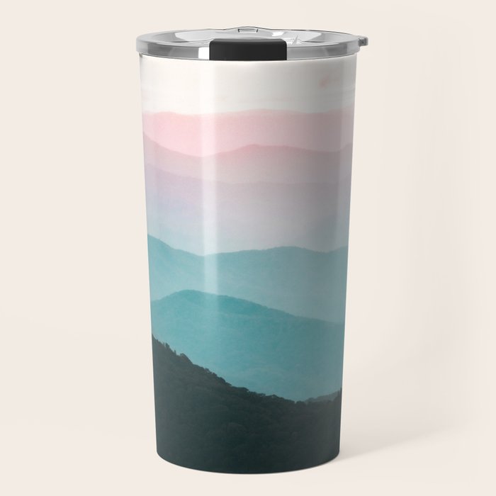 Smoky Mountain National Park Sunset Layers III - Nature Photography Travel Mug Gallery Image 1