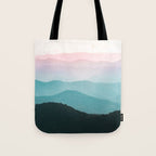 Smoky Mountain National Park Sunset Layers III - Nature Photography Tote Bag Gallery Image 1