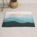 Smoky Mountain National Park Sunset Layers III - Nature Photography Rug Gallery Image 1