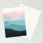 Smoky Mountain National Park Sunset Layers III - Nature Photography Stationery Card Gallery Image 2