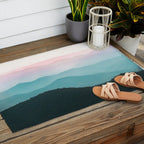 Smoky Mountain National Park Sunset Layers III - Nature Photography Outdoor Rug Gallery Image 2