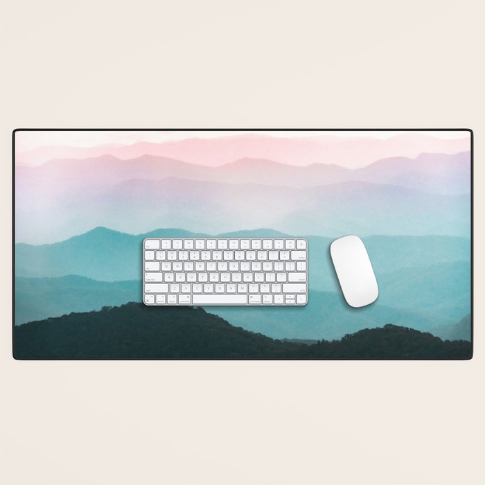 Smoky Mountain National Park Sunset Layers III - Nature Photography Desk Mat Gallery Image 1