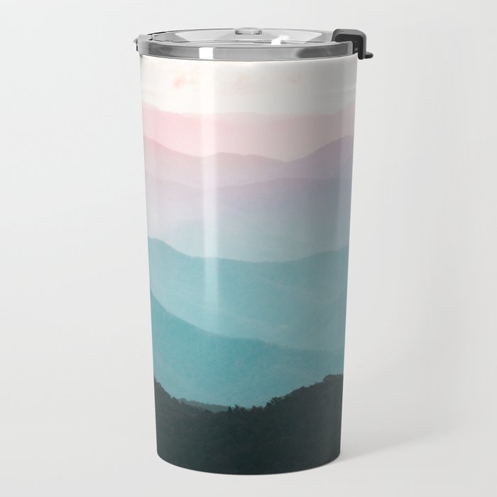 Smoky Mountain National Park Sunset Layers III - Nature Photography Travel Mug Gallery Image 2