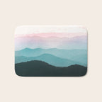 Smoky Mountain National Park Sunset Layers III - Nature Photography Bath Mat Gallery Image 1