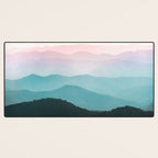 Smoky Mountain National Park Sunset Layers III - Nature Photography Desk Mat Gallery Image 3