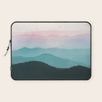 Smoky Mountain National Park Sunset Layers III - Nature Photography Laptop Sleeve Gallery Image 1