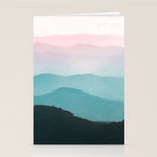 Smoky Mountain National Park Sunset Layers III - Nature Photography Stationery Card Gallery Image 2