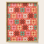 Winter Quilt Pattern no2 Serving Tray Gallery Image 1