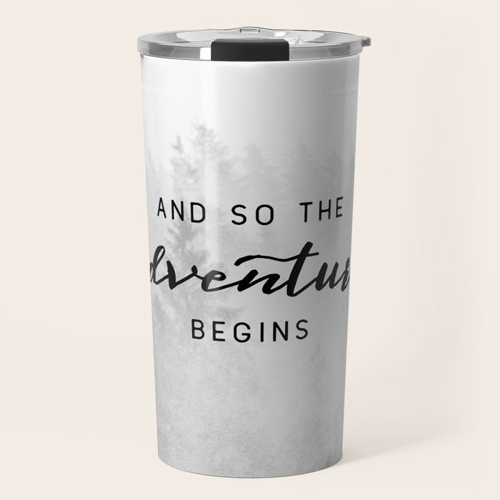 And So The Adventure Begins Travel Mug Gallery Image 1