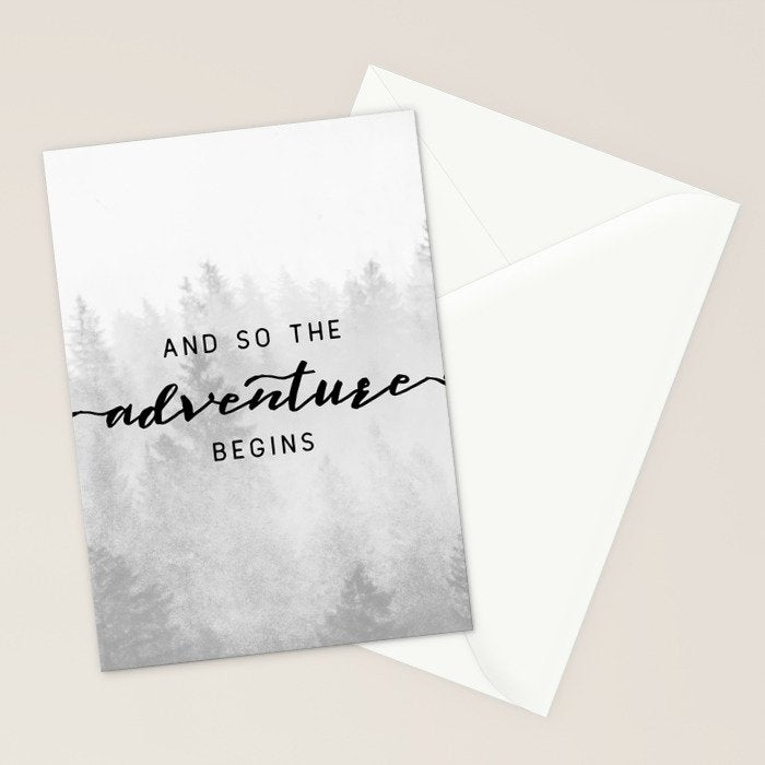 And So The Adventure Begins Stationery Card Gallery Image 2