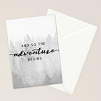And So The Adventure Begins Stationery Card Gallery Image 2