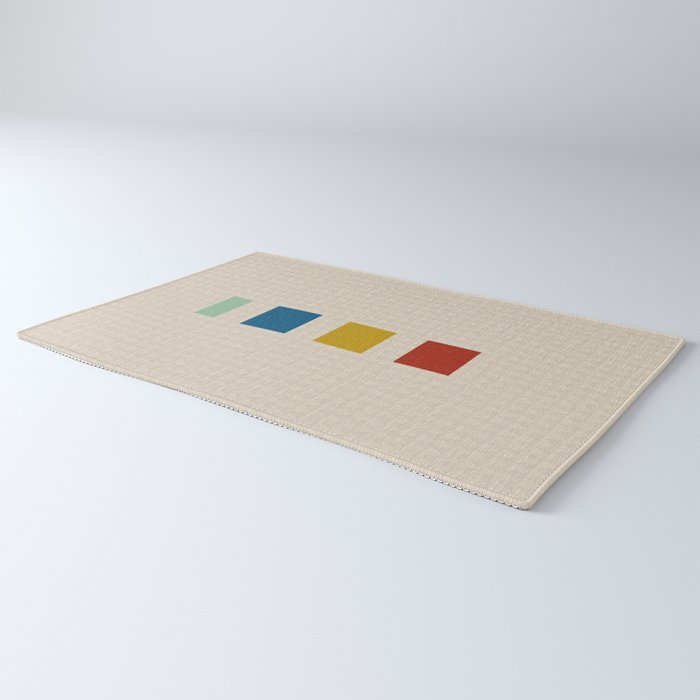 four elements II tweed and primary colors Rug Gallery Image 3