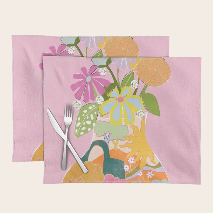 Colourful Garden Placemat Gallery Image 1