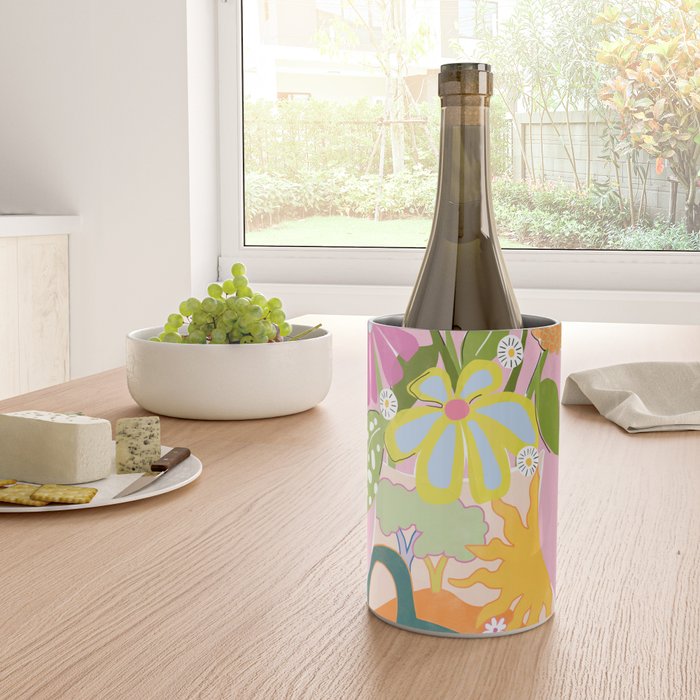 Colourful Garden Wine Chiller Gallery Image 4