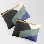Geometric Compo 1 Filet - blue Pillow Sham Gallery Image 3