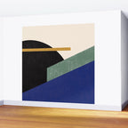 Geometric Compo 1 Filet - blue Wall Mural Gallery Image 2