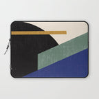 Geometric Compo 1 Filet - blue Laptop Sleeve Gallery Image 1