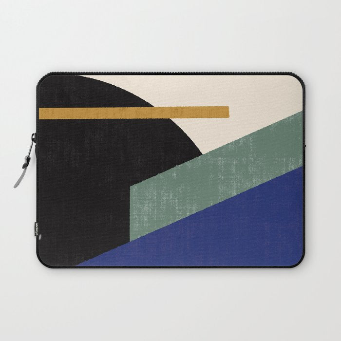 Geometric Compo 1 Filet - blue Laptop Sleeve Gallery Image 1
