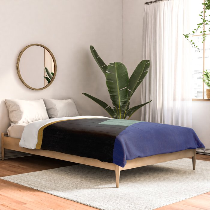 Geometric Compo 1 Filet - blue Comforter Gallery Image 2