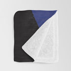 Geometric Compo 1 Filet - blue Throw Blanket Gallery Image 3