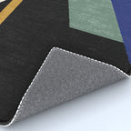 Geometric Compo 1 Filet - blue Rug Gallery Image 4