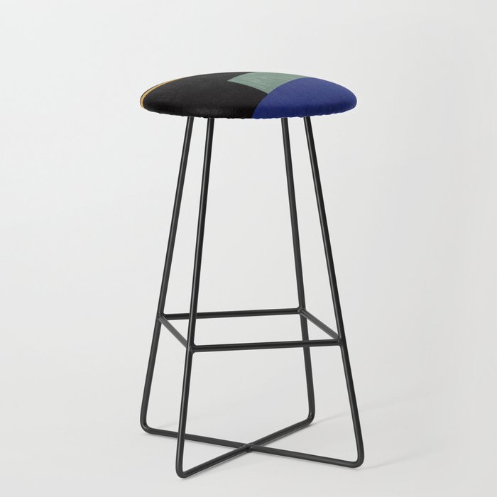 Geometric Compo 1 Filet - blue Stool Gallery Image 1