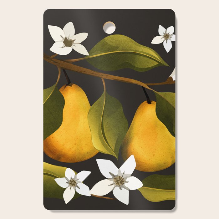 Pears Botanical Art 1 Cutting Board Gallery Image 1