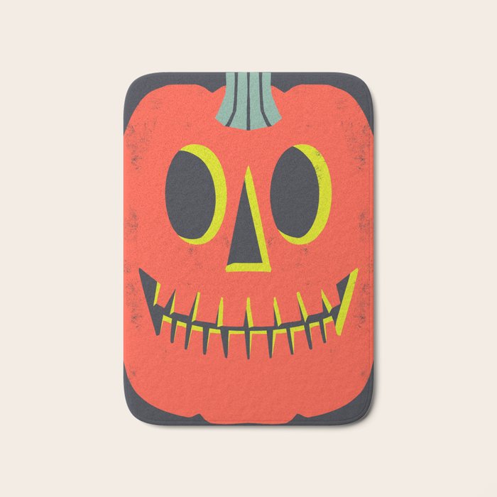 Graphic Hallows Pumpkins Bath Mat Gallery Image 1