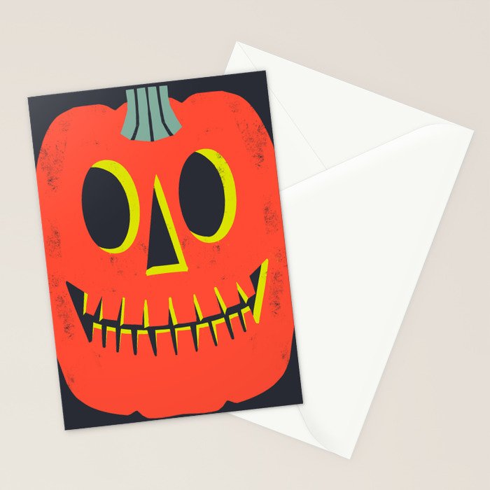 Graphic Hallows Pumpkins Stationery Card Gallery Image 2
