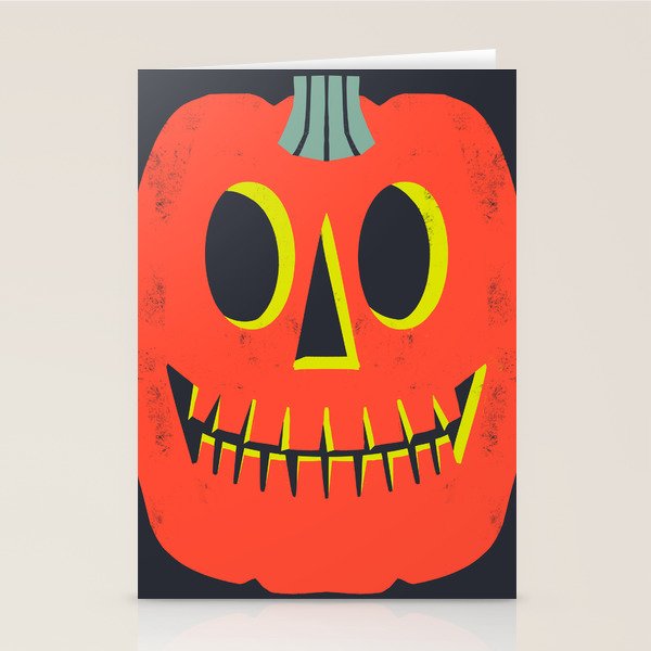 Graphic Hallows Pumpkins Stationery Card Gallery Image 2