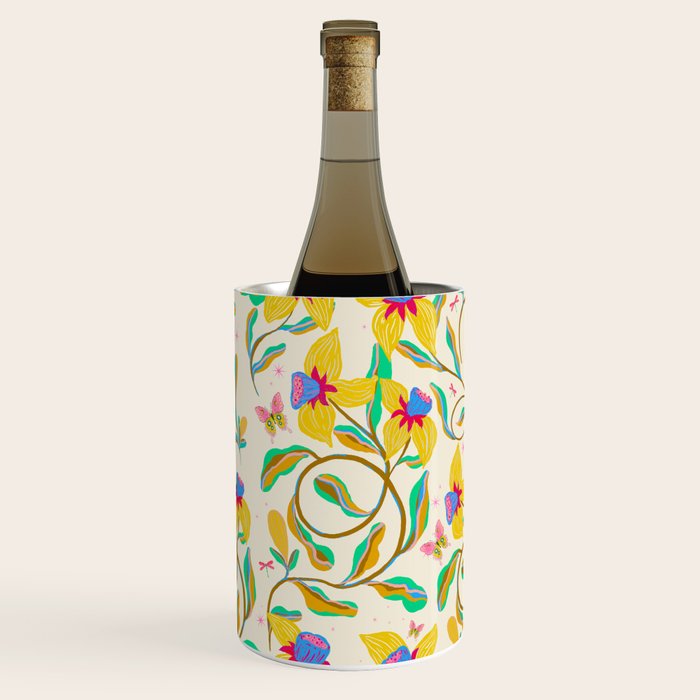 Vibrant daffodils garden Wine Chiller Gallery Image 1