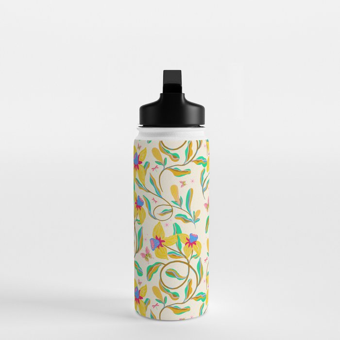 Vibrant daffodils garden Water Bottle Gallery Image 3