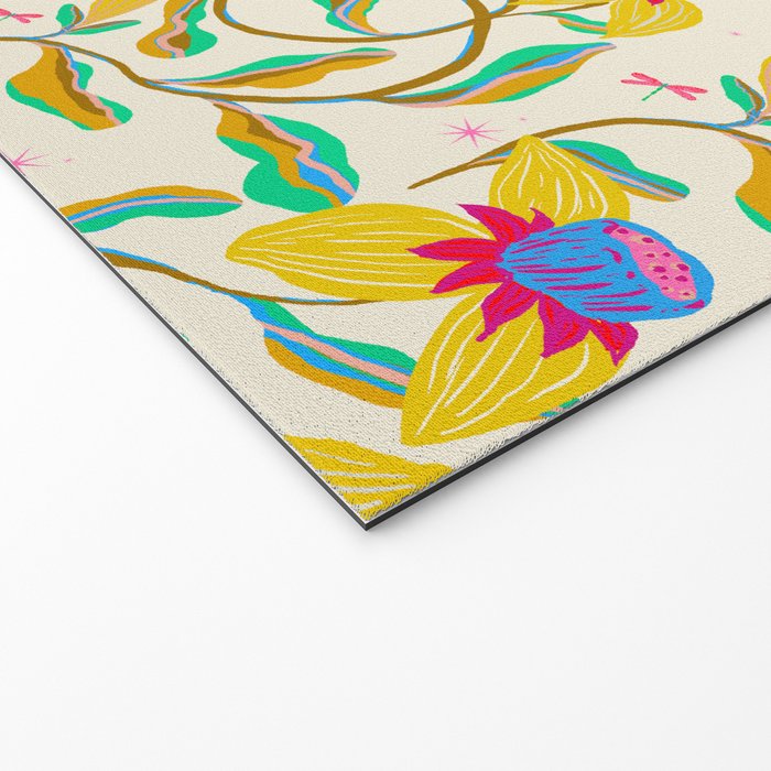 Vibrant daffodils garden Welcome Mat Gallery Image 2