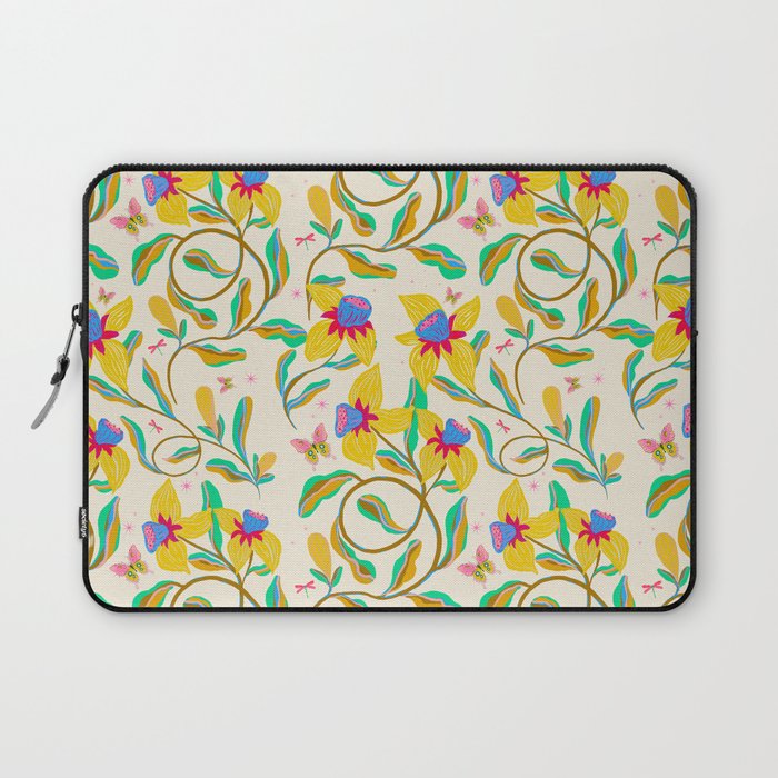 Vibrant daffodils garden Laptop Sleeve Gallery Image 1
