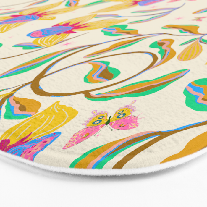 Vibrant daffodils garden Bath Mat Gallery Image 3