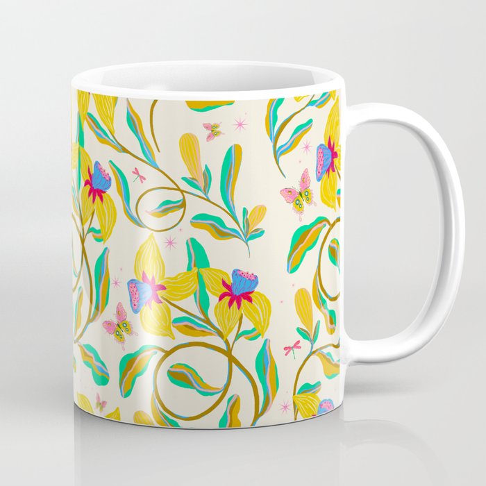 Vibrant daffodils garden Coffee Mug Gallery Image 1