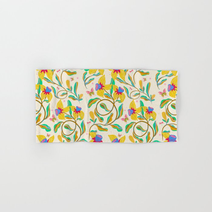 Vibrant daffodils garden Bath Towel Gallery Image 1