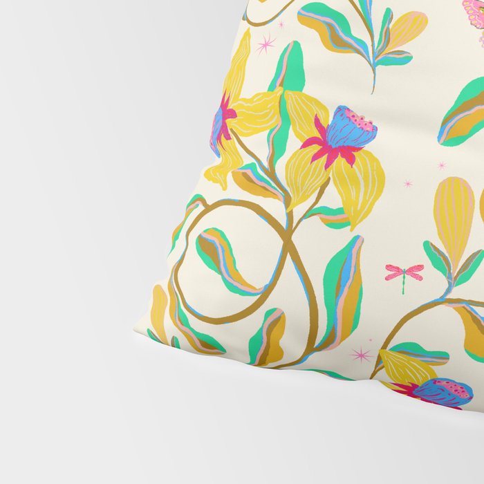Vibrant daffodils garden Pillow Sham Gallery Image 4