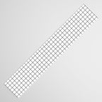 White Grid Black Line Table Runner Gallery Image 3