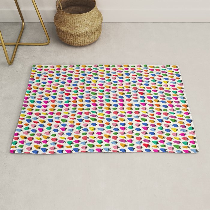 Rainbow Strawberries Rug Gallery Image 1