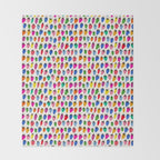 Rainbow Strawberries Throw Blanket Gallery Image 2