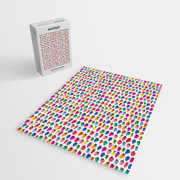 Rainbow Strawberries Jigsaw Puzzle Gallery Image 2