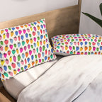 Rainbow Strawberries Pillow Sham Gallery Image 2