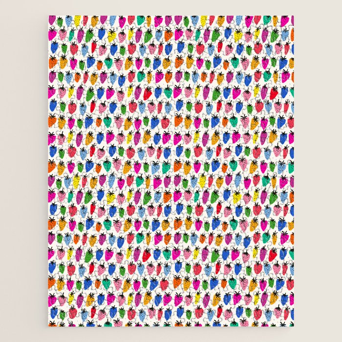 Rainbow Strawberries Jigsaw Puzzle Gallery Image 1