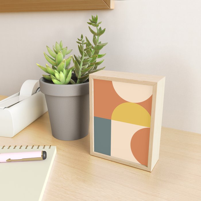 Abstract Geometric 04 Mini Art Print Gallery Image 2