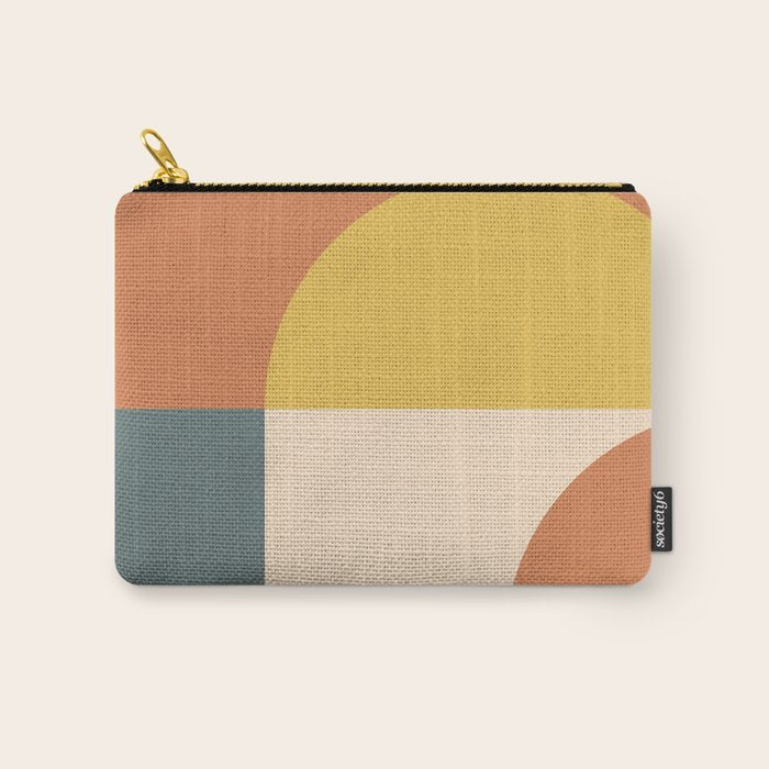 Abstract Geometric 04 Carry All Pouch Gallery Image 1