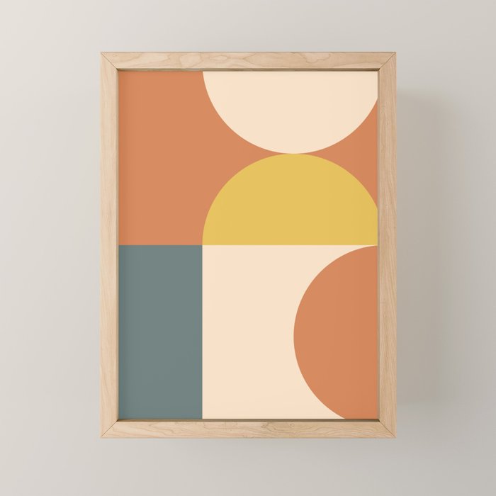 Abstract Geometric 04 Mini Art Print Gallery Image 1